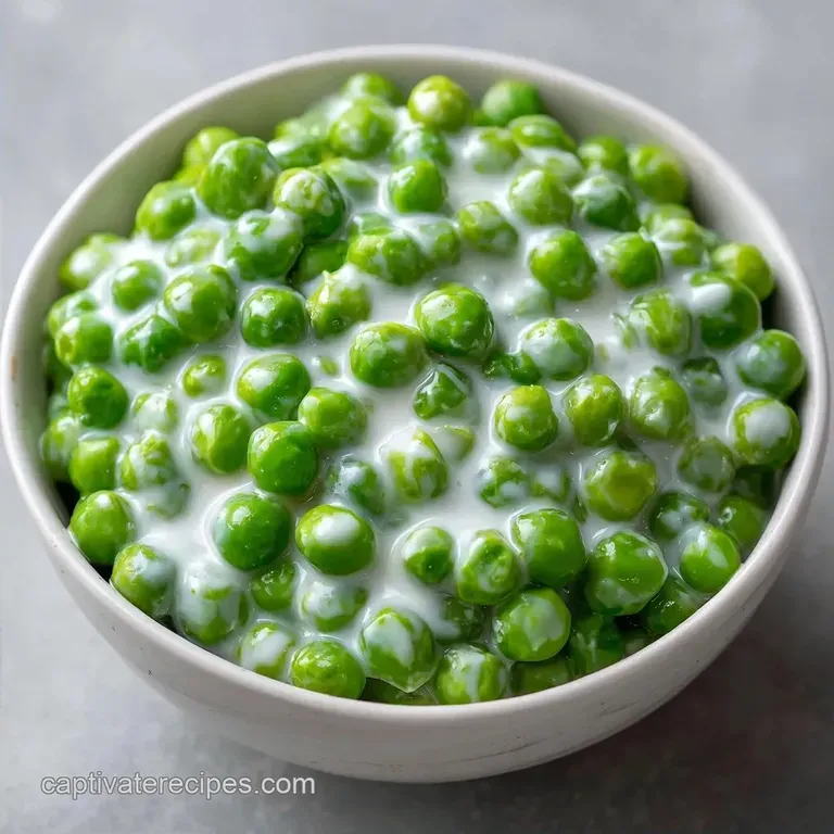 Quick Creamy Pea Salad: Velvety and Fresh