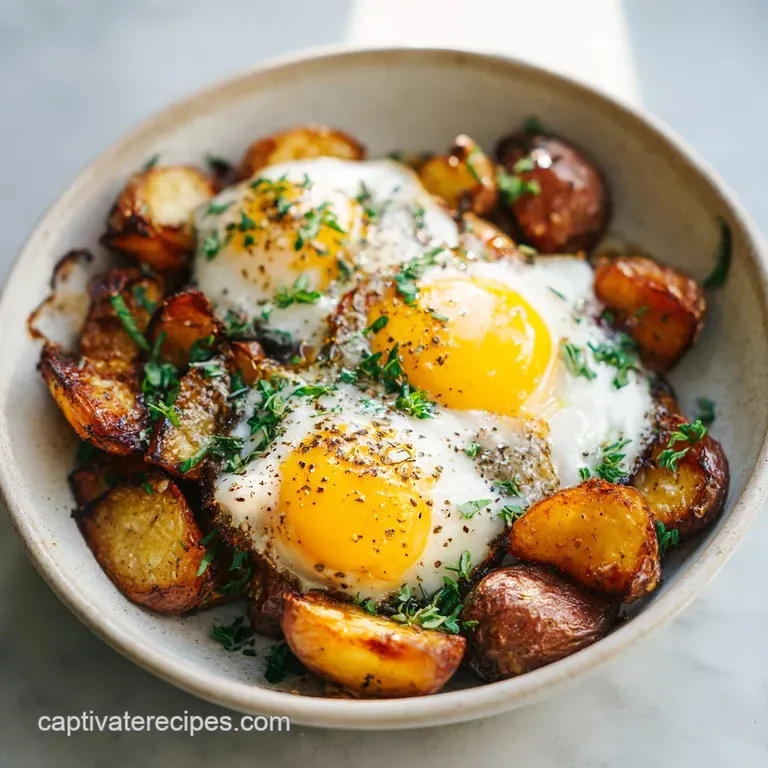 Savory Breakfast Bowls with Crispy Potatoes