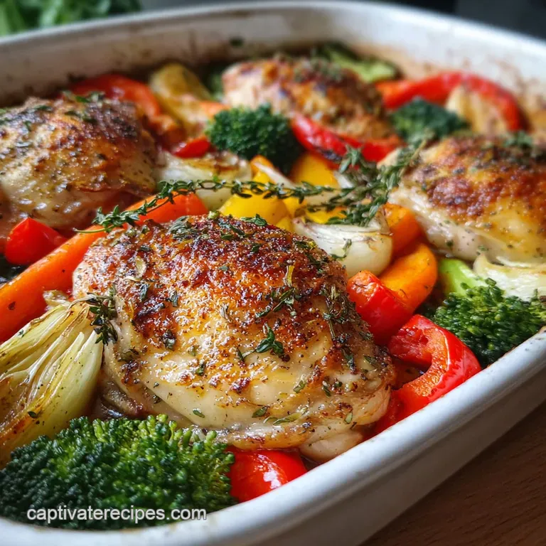 Succulent roasted chicken breast, glazed and glistening, served beside vibrant roasted root vegetables on a clean white pl...