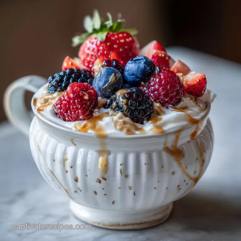 Simple Overnight Oats with Greek Yogurt