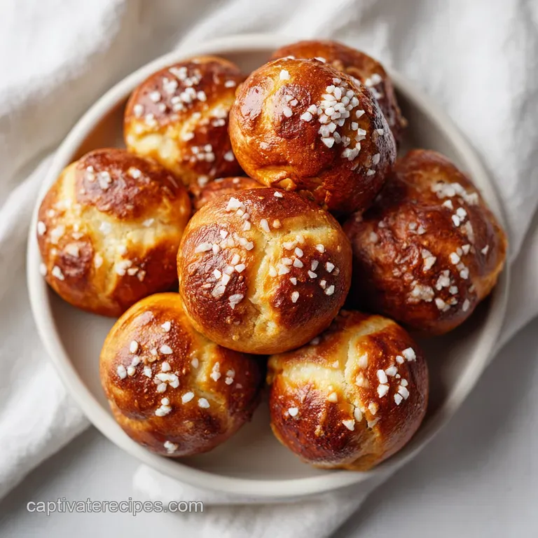 Soft Pretzel Bites: Chewy Crust Recipe