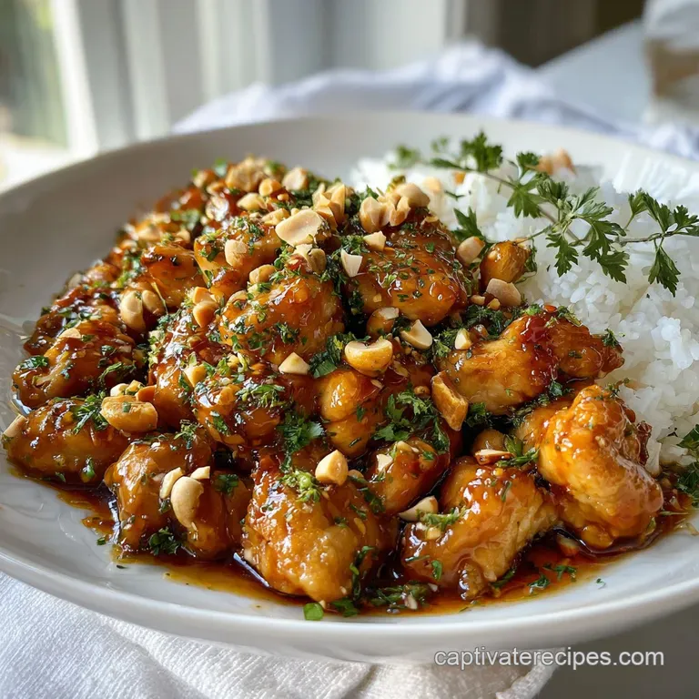 Spicy Thai Peanut Chicken Recipe