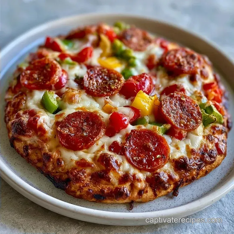 Crispy Store Bought Flatbread Pizza