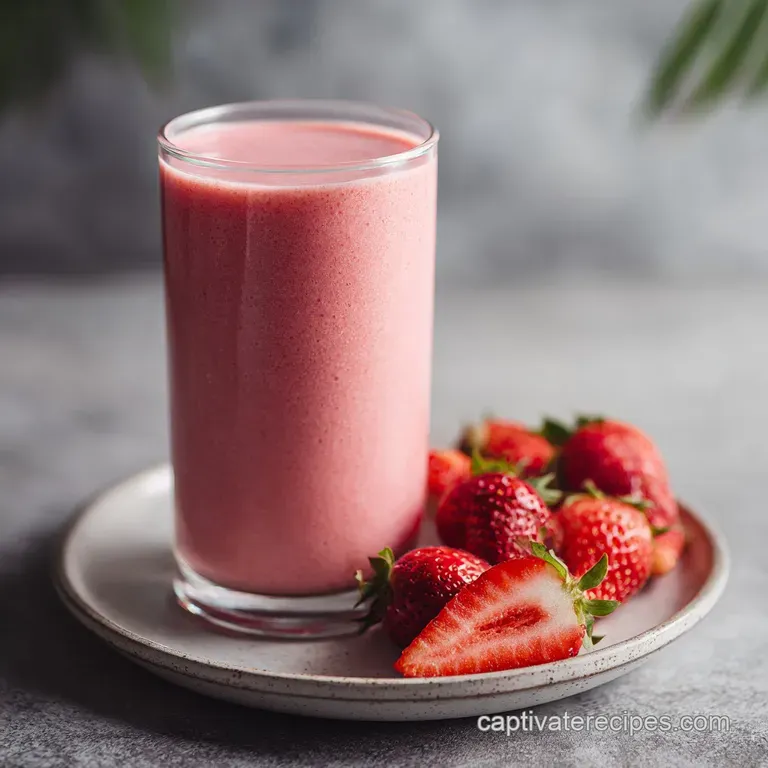 Strawberry Banana Smoothie Recipe: Frosty and Quick