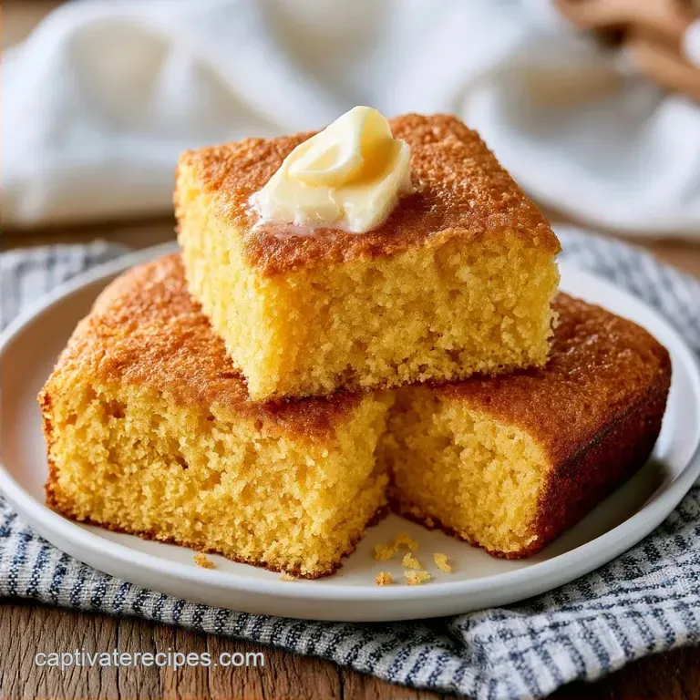 Sweet Kentucky Cornbread: Golden and Moist
