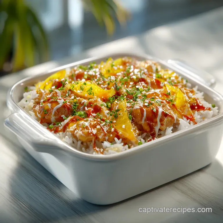Teriyaki Chicken Rice Casserole: Tender and Fluffy
