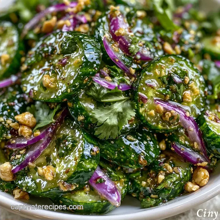 Thai Cucumber Salad with Roasted Peanuts