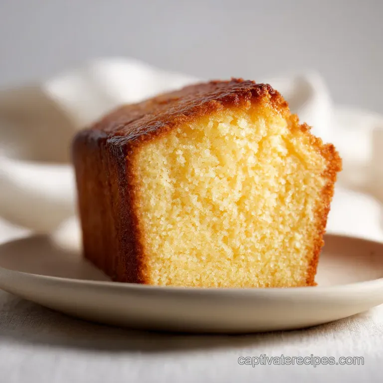 To Die For Buttermilk Pound Cake: Golden and Velvety