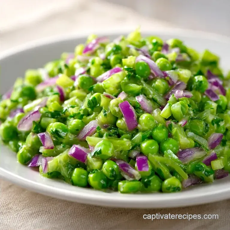 Vegan Pea Salad Recipe: Fresh and Creamy