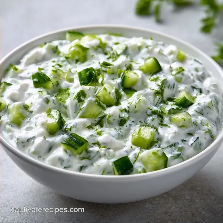 Persian Yogurt Cucumber Dip: Fresh and Bold
