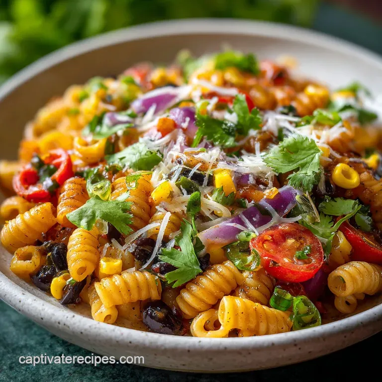 Zesty Southwestern Pasta Salad: Vibrant & Fresh